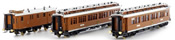 Vienna/Belgian 3pc CIWL Orient Express Sleeping Coaches & Baggage Set